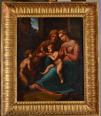 Lot 137 - After Raffaello Santi, called 'Raphael' The Madonna and Child with St John the Baptist and St...