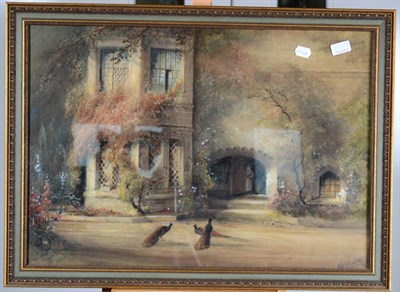 Lot 165 - Frederick William Booty (1840-1924)  ''Haddon Hall'' Signed, watercolour, 47cm by 67.5cm