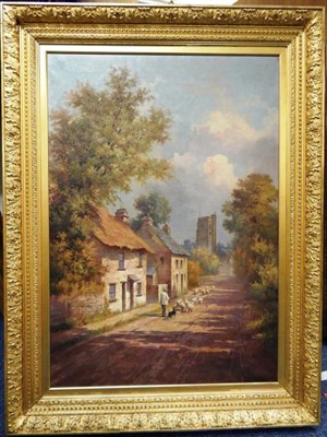 Lot 168 - Frederick John Snell (1862-1931) Ely Cathedral Signed, oil on canvas, 101cm by 70cm
