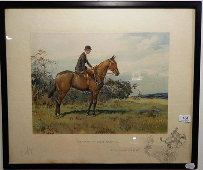 Lot 184 - Charles Johnson Payne, called ''Snaffles'' (1884-1967)  ''Great Banks There Was Below In The...