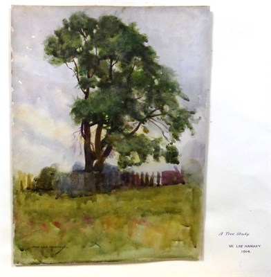 Lot 201 - William Lee-Hankey (1869-1952) Tree Study Signed, watercolour, together with three others...