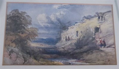 Lot 203 - Attributed to Henry Barlow Carter (1803-1867) ''A Scottish Study'' Watercolour, 10.5cm by 18cm
