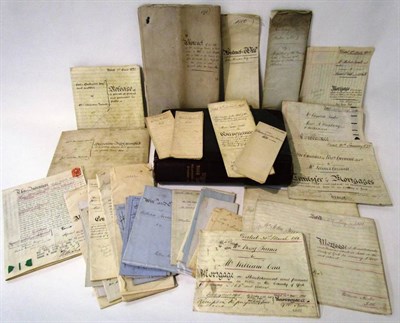 Lot 1158 - A collection of deeds, 18th century and later, relating to Yorkshire