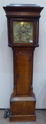 Lot 1254 - An Oak Eight Day Longcase Clock, signed Seddon, Frodsham, circa 1770, caddied pediment,...