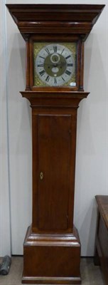 Lot 1256 - An Eight Day Elm Longcase Clock, signed Thomas Furnival, Taunton, circa 1760, flat top...
