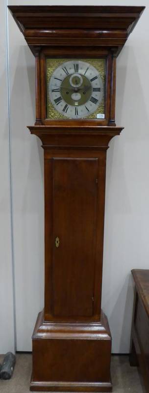 Lot 1256 - An Eight Day Elm Longcase Clock, signed
