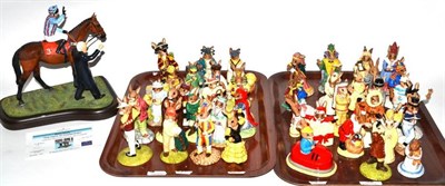 Lot 32 - A large group of Royal Doulton Bunnykins figures including limited editions ''Mermaid'';...