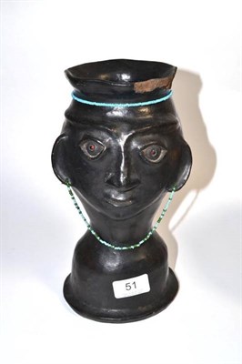 Lot 51 - A pre-Colombian style pottery figural vessel