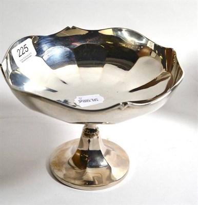 Lot 225 - An early 20th century silver pedestal dish, Chester 1911