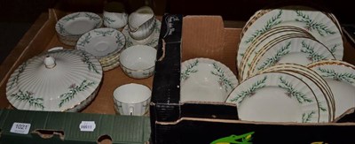 Lot 1021 - Two boxes of Royal Worcester dinner wares