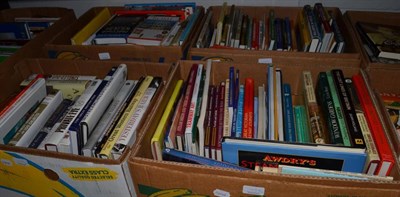 Lot 1034 - Fifteen boxes of books, mostly literature, historical reference, novels, railways, etc.
