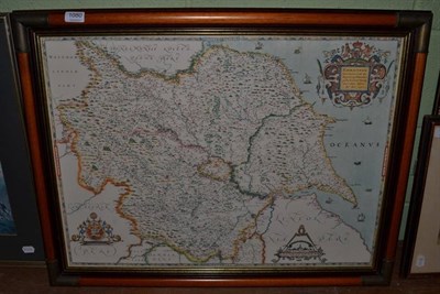 Lot 1080 - A printed map of Yorkshire