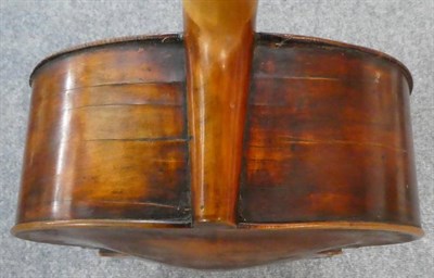 Lot 2001 - Cello 28 7/8'' two piece back, ebony fingerboard and tailpiece, upper bout 12 3/4'', middle...