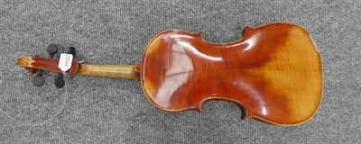 Lot 2004 - Viola 15'' two piece back, with label 'Antonius Stradavarius, Cremonisis 1732' and 'German...