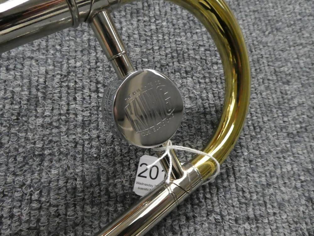 Lot 2017 King 3B Concert Trombone with hand slide