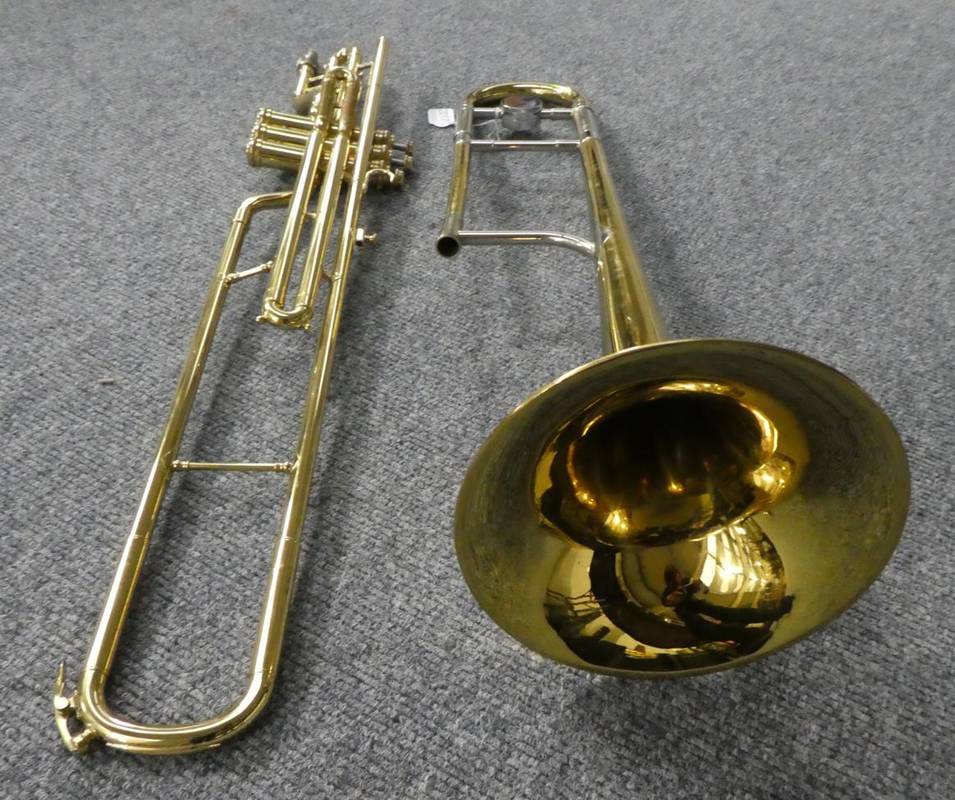Lot 2017 King 3B Concert Trombone with hand slide