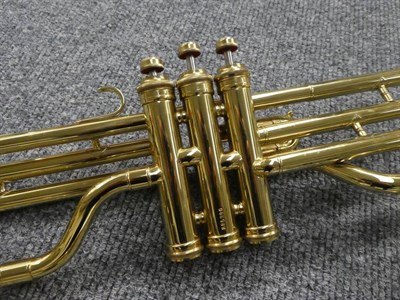 Lot 2017 - King 3B Concert Trombone with hand slide and valve section, serial number on valve section...