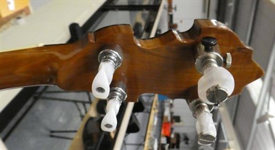 Lot 2037 - Banjo 5-String Reproduction Gibson Mastertone By Gibson Inc. (Kalamazoo, Mich) 11" head, decorative