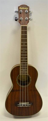 Lot 2041 - Concert Ukulele labelled 'Ashbury Designed in USA Crafted in Indonesia, Model AU80T' serial...