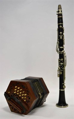 Lot 2053 - Clarinet, Simple System by Metzler & Co. (London), all joints bear company name, length...