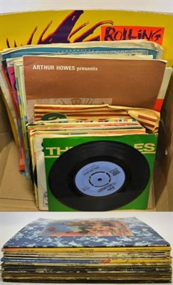 Lot 2067 - Rolling Stones Long Playing Records including Their Satanic Majesties Request with 3D cover,...
