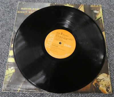 Lot 2078 - Various Long Playing Records including Led Zeppelin Houses of the Holy, David Bowie Ziggy...