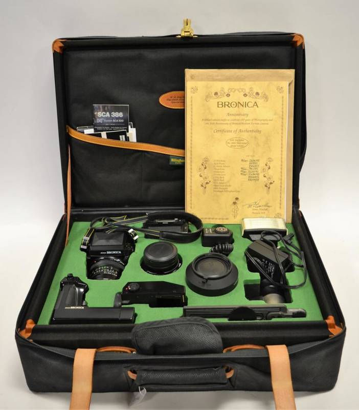 Lot 2126 - Bronica W H Fox 150th Anniversary Special Edition Camera Outfit consisting of Zenza Bronica...
