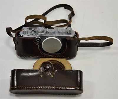 Lot 2129 - Leica If Camera Body Only no.808248, in leather case
