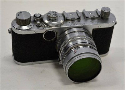 Lot 2132 - Leica IIf Camera no.456674, with Xenon f1.5 50mm lens
