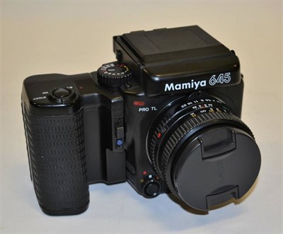 Lot 2139 - Mamiya 645 Pro TL Camera with Mamiya-Sekor C f2.8 80mm lens
