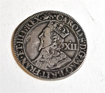 Lot 13 - Charles I (1625-1649), Shilling, York mint, type 5, crowned bust left, mark of value behind,...