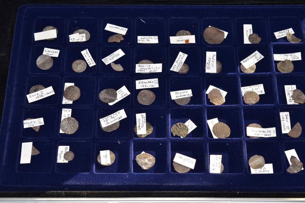 Lot 16 - Miscellaneous hammered coins. About 85 hammered coins together with some milled and Roman...