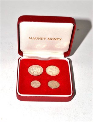 Lot 58 - Elizabeth II (1952-), Maundy set, 1966, (S.4131) in later generic maundy money case. Extremely fine