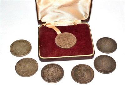Lot 77 - Great Britain, Crowns (6), George IV (1820-1830), 1821, edge SECUNDO, (S.3805); Victoria...