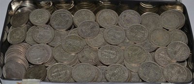 Lot 84 - British pre-decimal silver coins, 1920-1946, approx. 483 halfcrowns and 48 florins, amounting...