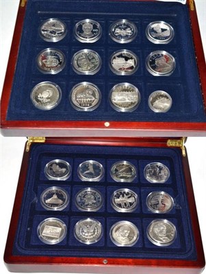 Lot 108 - The American Silver Dollar Collection, 1971-2009, a 35-coin collection of American silver...