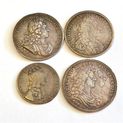 Lot 132 - Coronation Medals (4), Charles II (1660-1685), 1661, the official small silver medal by Thomas...