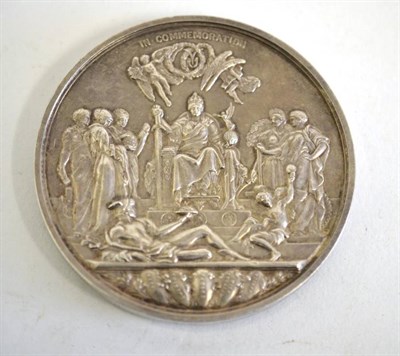 Lot 169 - Victoria (1837-1901), silver medal, Golden Jubilee, 1887, by J. E. Boehm and F. Leighton,...