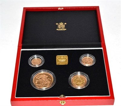 Lot 183 - Elizabeth II (1952-), gold proof sovereign collection, 1997, five pounds down to half sovereign...