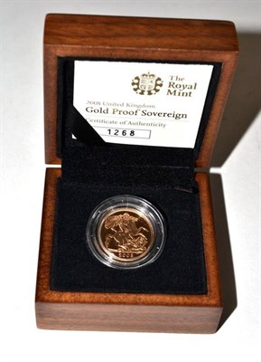 Lot 188 - Elizabeth II (1952-), gold proof Sovereign, 2008, in Royal Mint box and case of issue with...