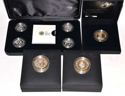 Lot 205 - Elizabeth II (1952-), silver proof piedfort £2 (3), 2012 London to Rio Olympic Handover, 2,000...