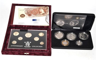 Lot 212 - Elizabeth II (1952-), proof silver 'Anniversary Collection', 1996, £1 down to 1 penny (7...