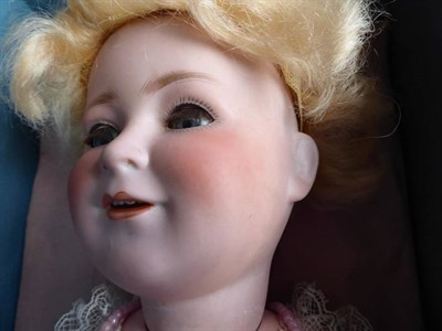 Lot 2027 - A Rare German Porzellanfabrik Burggrub Princess Elizabeth Bisque Head Doll In Original Box,...