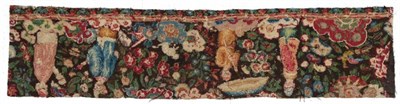 Lot 2051 - 18th Century Gros and Petit Point Cut Panel Decorated with Chinese Figures in Robes, the...