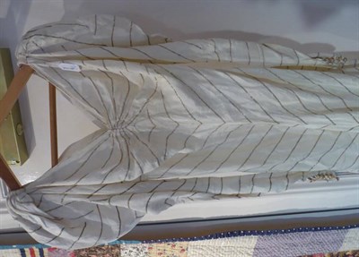 Lot 2067 - Assorted Early 20th Century Wedding Dresses, comprising a 1920s taffeta drop waist style sleeveless