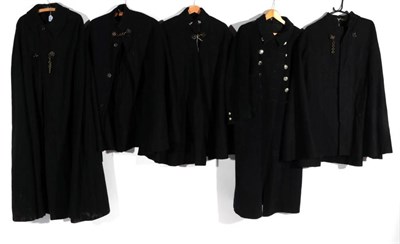 Lot 2068 - Early 20th Century Navy Blue Wool Policemans Capes and Coat, including James Smith & Co Ltd...
