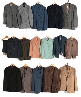 Lot 2101 - Assorted Circa 1960s and Later Gents Wool and Other Two/Three Piece Suits and Separates,...