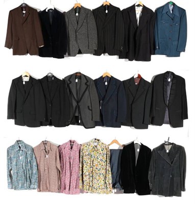 Lot 2102 - Assorted Circa 1960/70s and Later Gents Suits, Jackets, Shirts and Trousers, comprising...