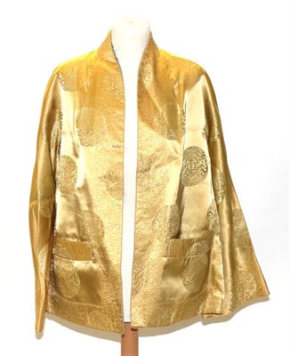Lot 2189 - Early 20th Century Costume Accessories, comprising circa 1920s Chinese blue brocade robe with...