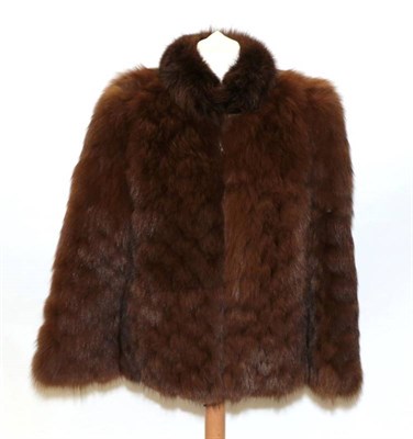 Lot 2197 - A Brown Fox Fur Jacket